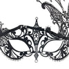 Halloween Masquerade for beauty Women Metal Mask Shiny Rhinestone butterfly Mask