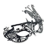 Halloween Masquerade for beauty Women Metal Mask Shiny Rhinestone butterfly Mask