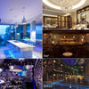 SUPli LED Light Strip Kit Waterproof 5050 10M RGB 600LEDs/m with 44 Key IR Controller 6A Power Supply AC100-240V