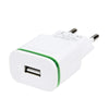 LED Light 5V/2A Quick Fast Charger EU Plug USB Power Adapter