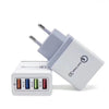 JOFLO  30W 4 Ports USB Quick Charger QC 3.0 Travel USB Fast Charger