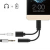 2 in 1Type- C to 3.5mm Audio Jack Charger Cable Adapter for OnePlus 7 Pro/7/6T/6
