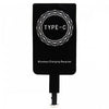 Minismile K9 Crystal Style Ultra-thin Qi Standard Wireless Charger Pad Adapter with Type-C Receiver Kit for Moblie Phone