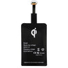 Minismile K9 Crystal Style Ultra-thin Qi Standard Wireless Charger Pad Adapter with Type-C Receiver Kit for Moblie Phone