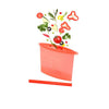 Reusable Sealing Fresh-keeping Bags Silicone Food Storage Bags 1000ml 6PCS
