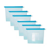 Reusable Sealing Fresh-keeping Bags Silicone Food Storage Bags 1000ml 6PCS