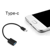 Type-C Male USB 3.1 To USB Female Adapter Type C Data Cable Conversion Head