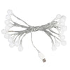 LED Light String 18MM Color Light Ball Christmas Birthday Party Lighting