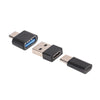 USB 2.0 Female to USB 3.1 Type-C+USB 3.1 Type-C Female to USB 2.0 Male Converter