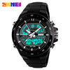SKMEI Sports Men Fashion Casual Digital Quartz Alarm Military Watch