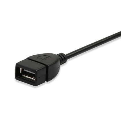 USB Female to AUX 3.5mm Male Jack Plug Audio Data Charge Cable