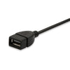 USB Female to AUX 3.5mm Male Jack Plug Audio Data Charge Cable