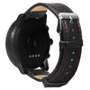 22mm Leather Strap Double Buckles Replacement Wristband for Amazfit 2 / 2S Smart Watch