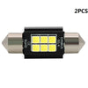 2PCS 36mm Festoon 3030 OSRAM 6SMD LED Dome Door Map Trunk Light Canubs No Error