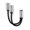 Dual Headphone Audio Charger Splitter Adapter Cable for iPhone XS / XS Max / XR