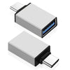 2 PCS USB 3.1 Type-C Male to USB 2.0 Female OTG Adapters Converters