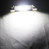 2PCS 41mm 3030 6 SMD Festoon Dome Car Light Lamp Bulb 12V-24V White C5W 6418