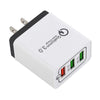 QC3.0 3-port USB Fast Wall Charger Power Adapter for Xiaomi / Huawei / iphone