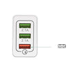 QC3.0 3-port USB Fast Wall Charger Power Adapter for Xiaomi / Huawei / iphone
