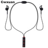 Cwxuan Wireless Bluetooth Sports Earphone Headset with Neckband Magnetic Design