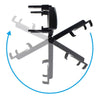 360 Degree Rotation Rear View Mirror Mount Phone Holder for Phone 3.5-6 inch