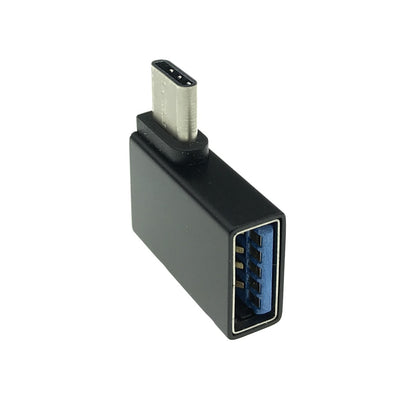 Cwxuan Right Angled 90 Degree Design USB 3.1 Type-C To USB 3.0 Female OTG Adapter