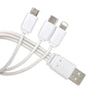 Cwxuan Mobile Phone Charging Cable for iPhone 8 Pin Micro USB Type-C Port