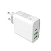 Cwxuan 60W USB C PD Power Adapter Type C with 3 Port USB Wall Fast Charger