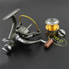 Dual Brake Feeder Spinning Reel Plus Extra Spool Carp Fishing Reel Bait Runner