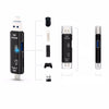 Cwxuan Type-C / Micro USB to OTG Hub Adapter with TF Card Reader for PC Laptop Tablets Mobile Phones