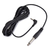 Black Electric Bass Guitar Audio Cable Wire Bigger 6.35 to Smaller 3.5 Plug