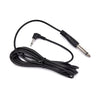 Black Electric Bass Guitar Audio Cable Wire Bigger 6.35 to Smaller 3.5 Plug