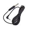 Black Electric Bass Guitar Audio Cable Wire Bigger 6.35 to Smaller 3.5 Plug