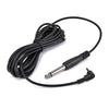 Black Electric Bass Guitar Audio Cable Wire Bigger 6.35 to Smaller 3.5 Plug
