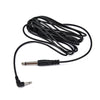 Black Electric Bass Guitar Audio Cable Wire Bigger 6.35 to Smaller 3.5 Plug