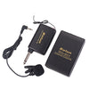 Wireless FM Transmitter Receiver Lapel Clip Mic System Clip-on Microphone