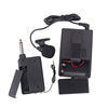 Wireless FM Transmitter Receiver Lapel Clip Mic System Clip-on Microphone
