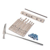 Musical Steel Keys and Tuner Hammer for 17 Note Kalimba Thumb Piano