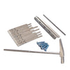 Musical Steel Keys and Tuner Hammer for 17 Note Kalimba Thumb Piano