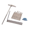 Musical Steel Keys and Tuner Hammer for 17 Note Kalimba Thumb Piano
