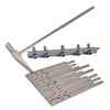 Musical Steel Keys and Tuner Hammer for 17 Note Kalimba Thumb Piano