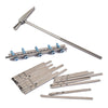 Musical Steel Keys and Tuner Hammer for 17 Note Kalimba Thumb Piano