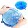 High Quality 6 PCS Silicone Stretchable Lid Durable Expandable Food Saver Cover