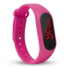 Student Children Digital LED Sport Type Watch Silicon Gel Bracelet