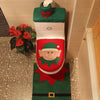 Creative Christmas Decoration 3PCS Wizard Toilet Cover Sets