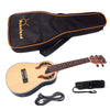 23 inch Ukulele Spruce Rosewood Fingerboard Bridge with Built-in EQ Bracket