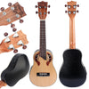 23 inch Ukulele Spruce Rosewood Fingerboard Bridge with Built-in EQ Bracket