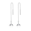 S925 Sterling Silver Fishtail Earrings