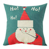 Flaxen Printed Santa Claus Pillow Set
