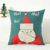 Flaxen Printed Santa Claus Pillow Set